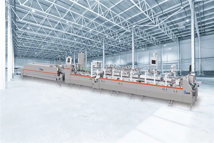 Automatizēta ātrgaitas kastes saliekamā līmēšanas mašīna